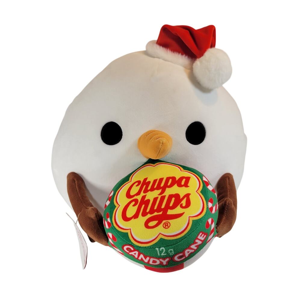 ZURU Snackles Jack Plush 14" Chupa Chups Candy Cane Holiday Snowman Plush